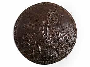 Bronzeplakette Deukalionische Flut 