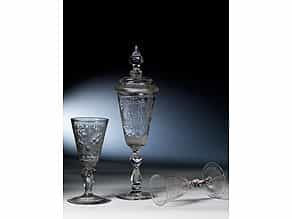 Sammlung von drei barocken Gläsern