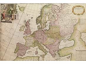 Gestochene Europakarte