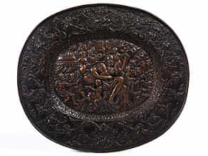 Reliefplatte mit dem Kampf zwischen David und Goliath