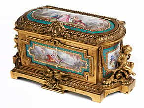 Große Schmuckschatulle im Louis XVI-Stil