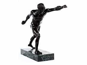 Bronzefigur eines antiken Faustkämpfers (Gladiator von Borghese)