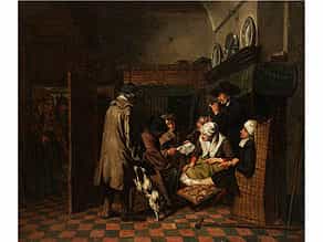 Jan Josef Horemans d. J., 1714 Antwerpen - 1790 Der Maler war Dekan der Lukasgilde in Antwerpen.