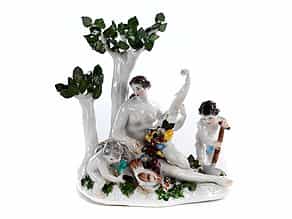 Meissener Porzellan-Figurengruppe Die Erde 