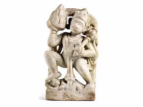  Alabasterfigur des Affengottes Hanuman