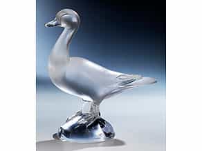  Lalique Kristalltischfigur einer Ente
