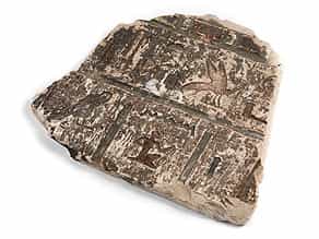  Ägyptische Relief-Inschriftplatte