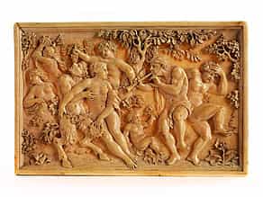  Elfenbein-Relieftafel mit mythologischer Darstellung