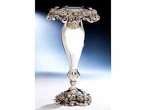  Hohe Tiffany-Vase mit Schneeballdekor