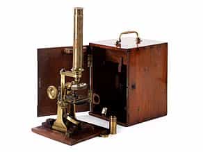  Mikroskop im originalen Kasten mit sämtlichem Zubehör