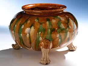  Keramik-Gefäß mit Sancai-Glasur