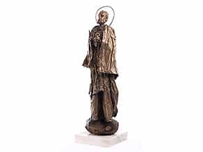 Bronzefigur des Heiligen Petrus