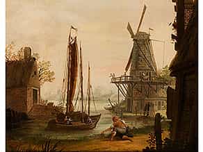 Holländischer Maler des beginnenden 19. Jahrhunderts in Art der Malerei des 18. Jahrhunderts