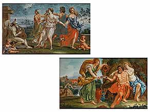 Venezianischer Hinterglasmaler des 17./ 18. Jahrhunderts