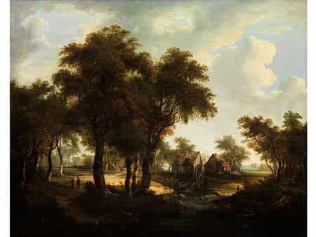 Niederländischer Maler des ausgehenden 17./ beginnenden 18. Jahrhunderts in der Nachfolge Meindert Hobbema, 1638 - 1709 