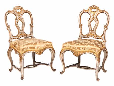  Paar Rokoko-Stühle