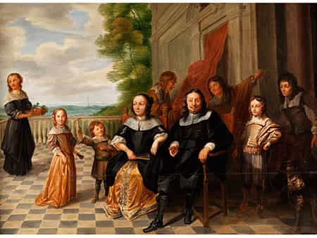 Gonzales Coques, 1618 Antwerpen – 1684 Antwerpen, zug.