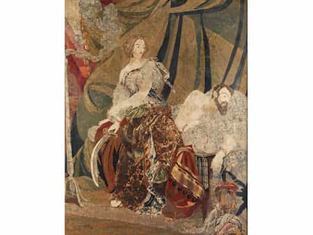  Gobelin mit der Darstellung von Judith und Holofernes
