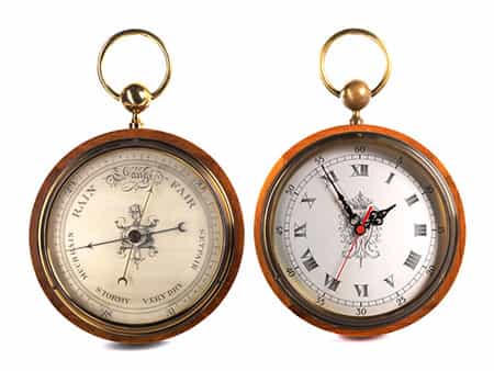  Uhr und Barometer