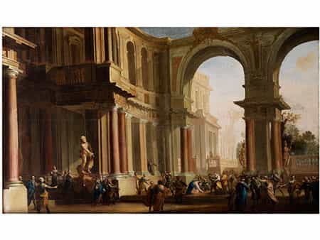  Italienischer Maler aus dem Umkreis des Viviano Codazzi, aktiv in Rom Mitte des 17. Jahrhunderts 