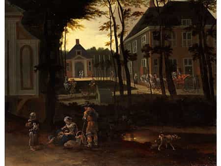 Gerrit Adriaensz Berckheyde, 1638 Haarlem – 1698, zug.
