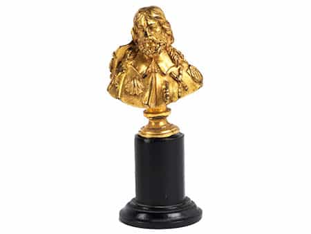  Vergoldete Bronzebüste des Heiligen Jakob