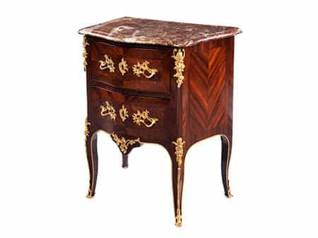 Elegante Louis XV-Kommode, gestempelt „Migeon/ JME“ 