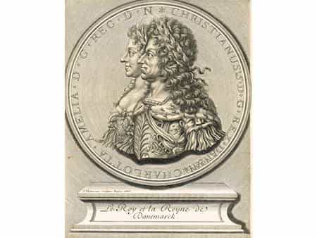  Christian V. König von Dänemark und Norwegen, 1670 - 1699 und Charlotte Amalie Königin von Dänemark