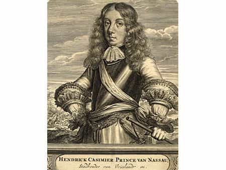  Heinrich Casimir II. Fürst von Nassau-Dietz, Statthalter von Friesland, Groningen und Drenthe, 1664 - 1696 Englischer Feldmarschall seit 1689