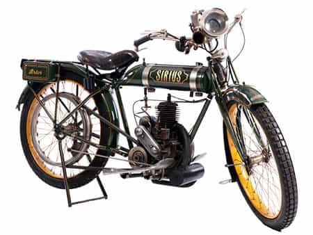  Seltenes Oldtimer-Motorrad „SIRIUS 1920“ der Triumphwerke Nürnberg