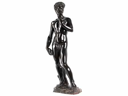  Bronzefigur des David