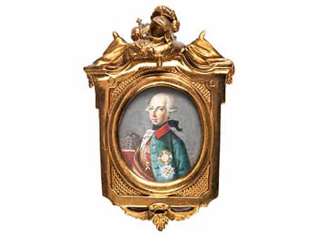  Miniaturbildnis von Kaiser Josef II von Habsburg