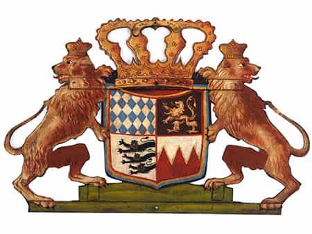  Königlich-bayerisches Wappen in Eisen