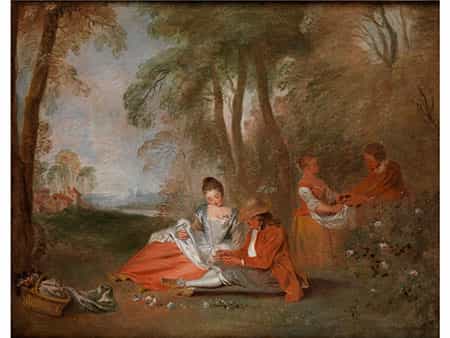  Maler des 18. Jahrhunderts aus der Watteauschule