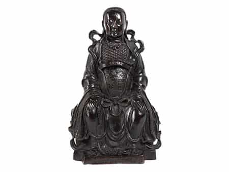  Chinesische Mingzeitliche Bronzefigur des Zhenwu