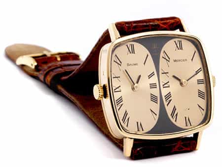  Baume Mercier Doppel-Armbanduhr
