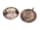 Detail images:  Zwei montierte Silbermünzen