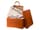 Detail images:  Hermès Birkin Bag 35 cm „Natural Sable“