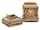 Detailabbildung:  Museales Elfenbein-Kästchen in Form eines antiken, kleinen Tempels mit polychromer Malerei und Vergoldung 