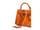 Detail images:  Hermès Kelly Bag 25 cm „Orange“