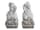 Detail images: Paar Sphinxen-Figuren