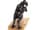 Detailabbildung: Bronzefigurengruppe eines Jagdhundes, der einen Hirsch anfällt