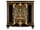 Detailabbildung: Zwei außergewöhnliche Halbschränke mit Boulle-Einlagen im Louis XIV-Stil mit unterschiedlichen Möbelbreiten 