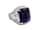 Detail images:  Violetter Saphir-Diamantring