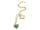 Detail images: Smaragd-Brillantherzanhänger mit Kette