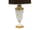 Detailabbildung:  Vasenlampe in Biskuitporzellan