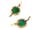 Detailabbildung:  Smaragd-Diamantohrhänger