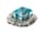 Detailabbildung:  Aquamarin-Diamantbrosche