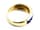 Detailabbildung:  Brillant-Emailkreuz und Ring von Fabergé