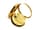 Detailabbildung:  Goldene Taschenuhr, bezeichnet „Breguet“
